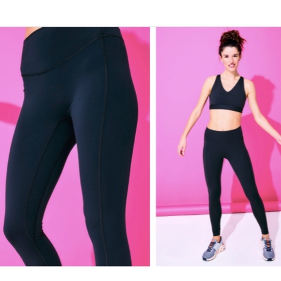 Terez Action Leggings in Jet Black XS - Picture 2 of 4